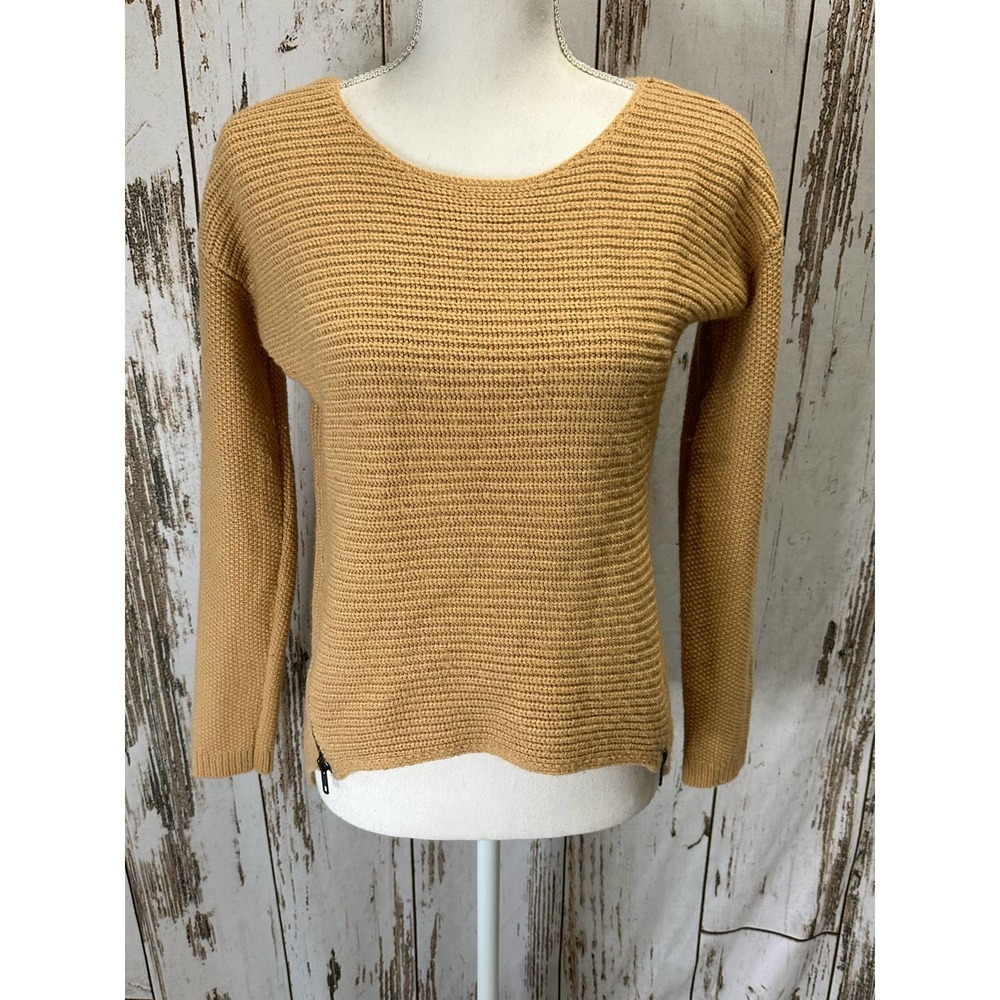 Bar III Tan Wool Blend Sweater